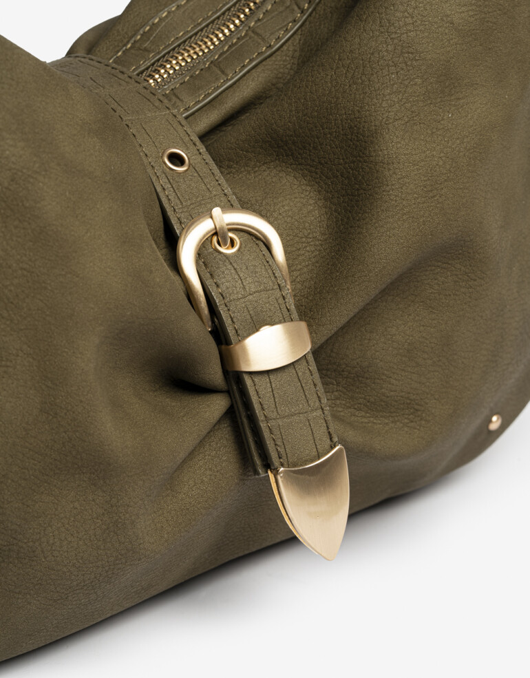 Saca Cartera Saca Con Hebilla - Verde Medio