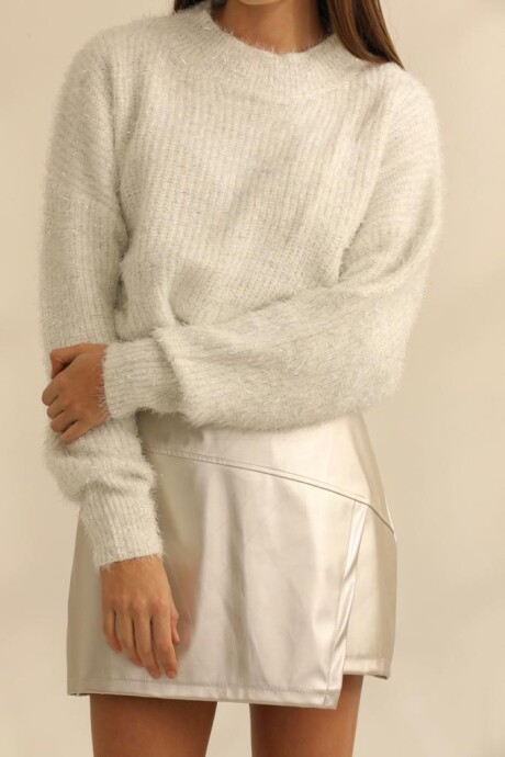 Sweater Maverick lurex blanco Sweater Maverick lurex blanco
