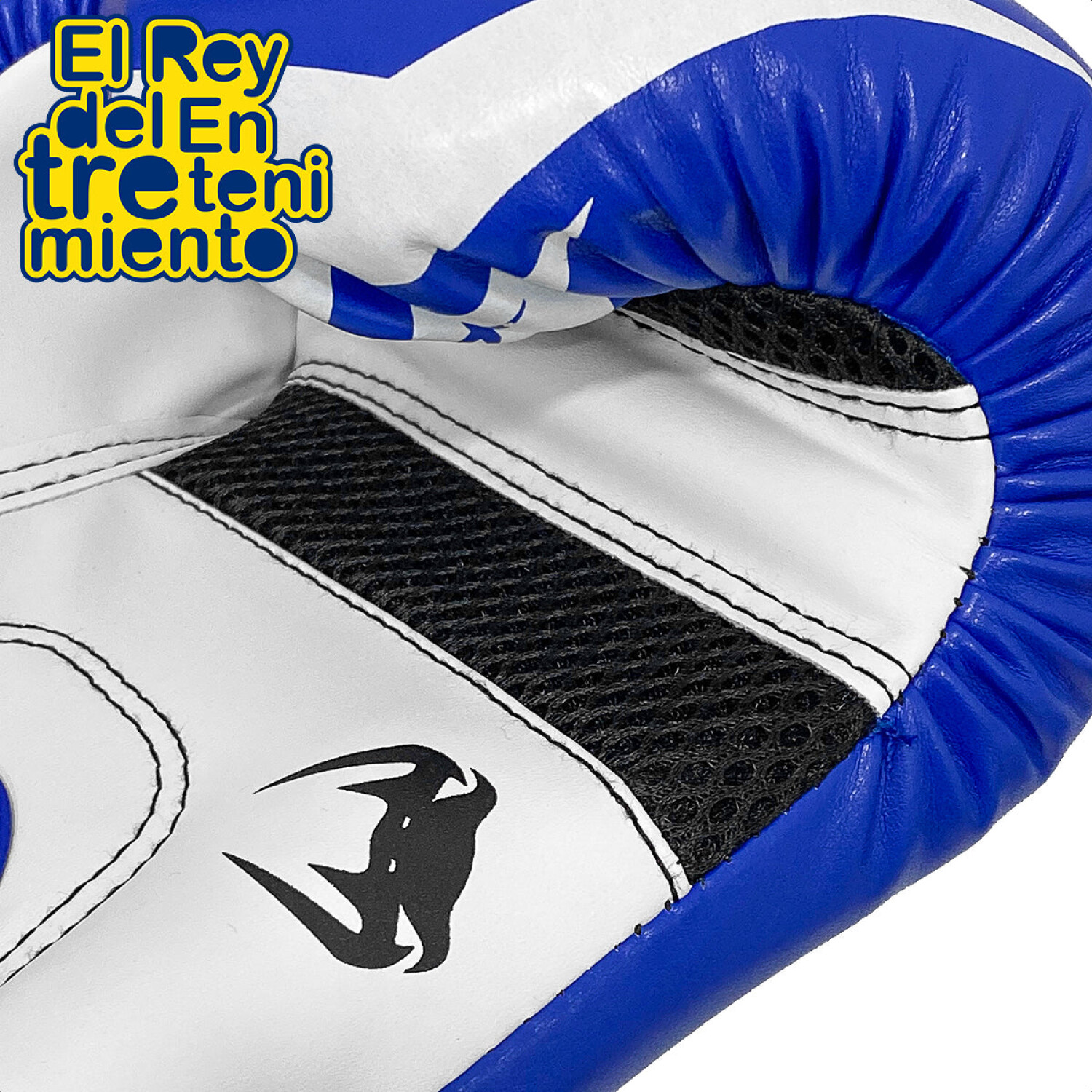 Venum Guantes Boxeo Elite Blanco-Azul Marino
