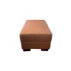 PUFF DOMINI OTTOMAN - 100% CUERO - MARRON PUFF DOMINI OTTOMAN - 100% CUERO - MARRON