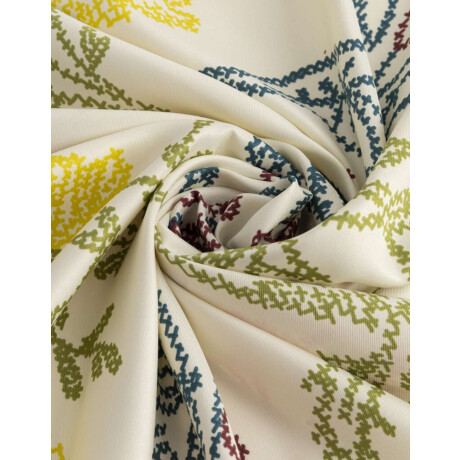Pañuelos Raso Flores Combinacion Multicolor