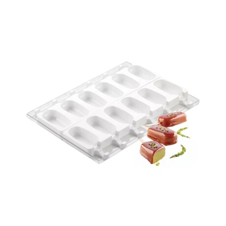 Set Molde de 12 Barritas con 50 Palitos de Silicona Set Molde de 12 Barritas con 50 Palitos de Silicona