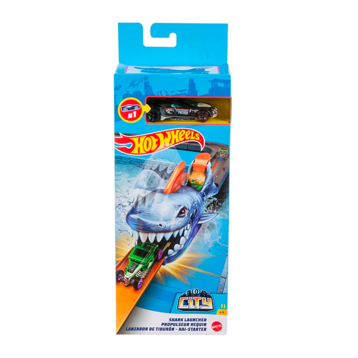 Hot Wheels Lanzador Tiburon Que Regalo