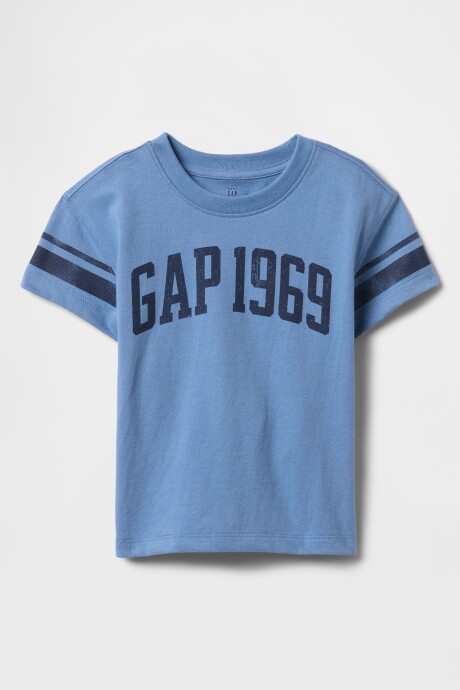 Remera Logo Gap Toddler Niño Soft Cornflower