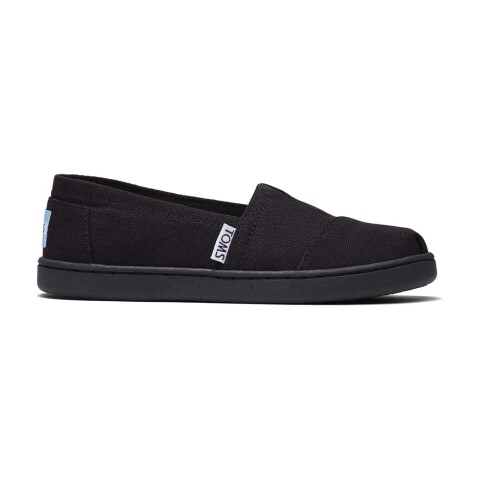 Youth Alpargata Canvas - Niños Black