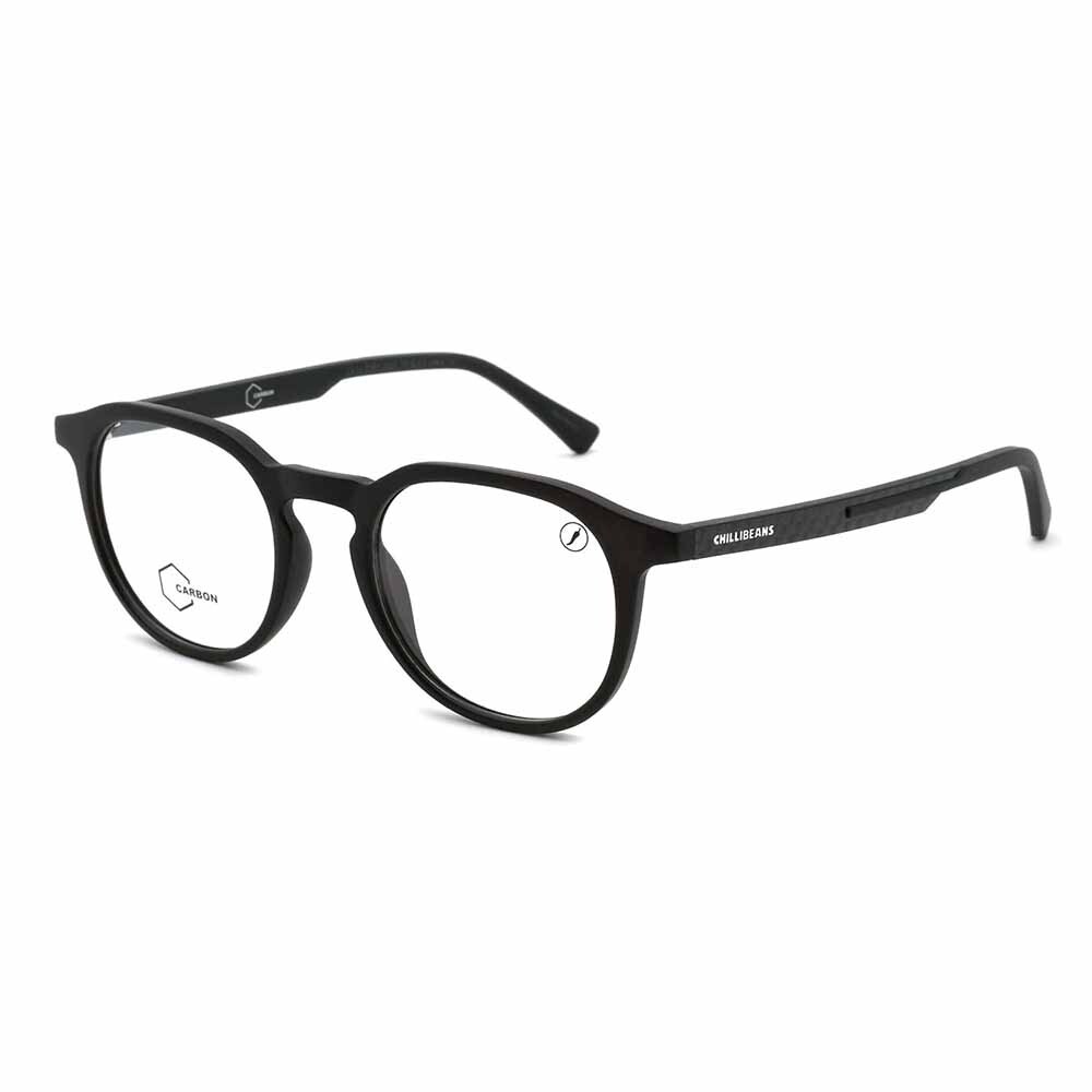 Lentes de Vista Chilli Beans Redondo Brillo/Negro