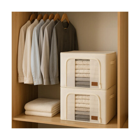 CAJA ORGANIZADORA DE TELA DISEÑO ESTRUCTURAL 50*40*33CM 001