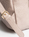Mochilas Urbanas Mochila Efecto Croco - Rosa Piel