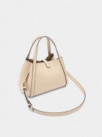 Bolso Tote Con Bolsa Interior crudo
