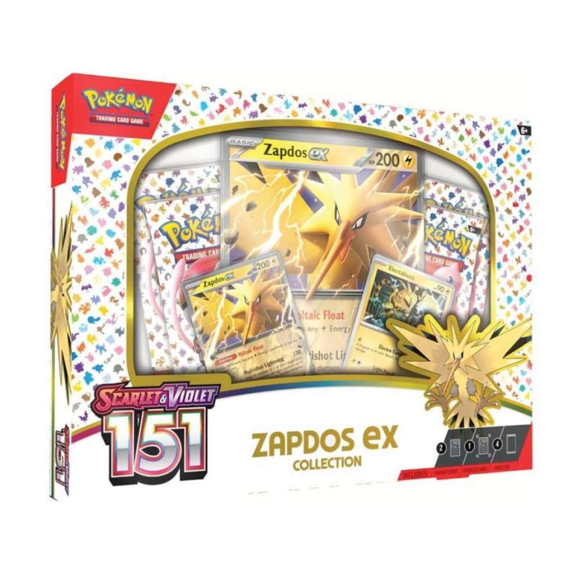 Pokemon Scarlet & Violet 151 - Zapdos EX Collection 