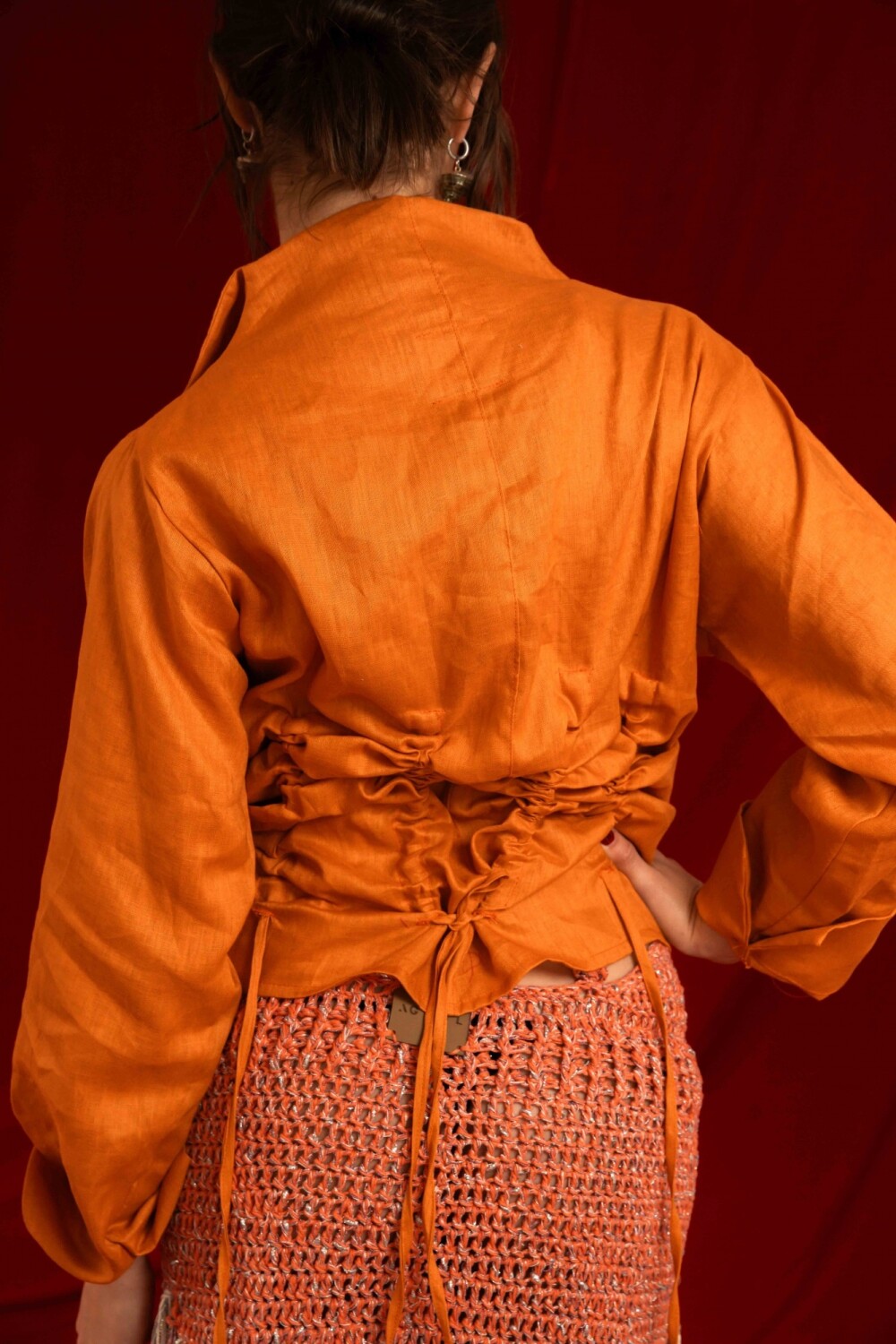 Strass Shirt Naranja