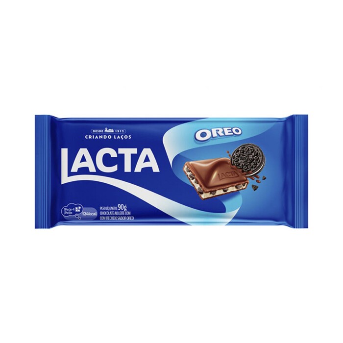 LACTA CHOCOLATE OREO RELLENO TABLETA X90 única