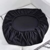 Funda para almohadón de sillón negro