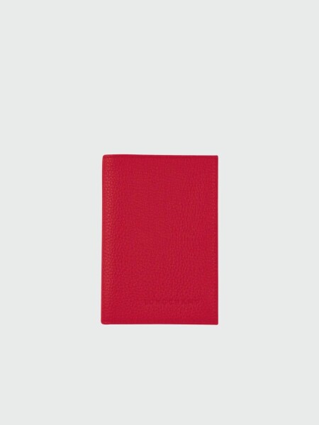 Le Foulonné Passport Cover Rojo