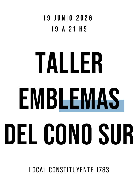 Taller Emblemas del Cono Sur - Local Cordón Taller Emblemas del Cono Sur - Local Cordón