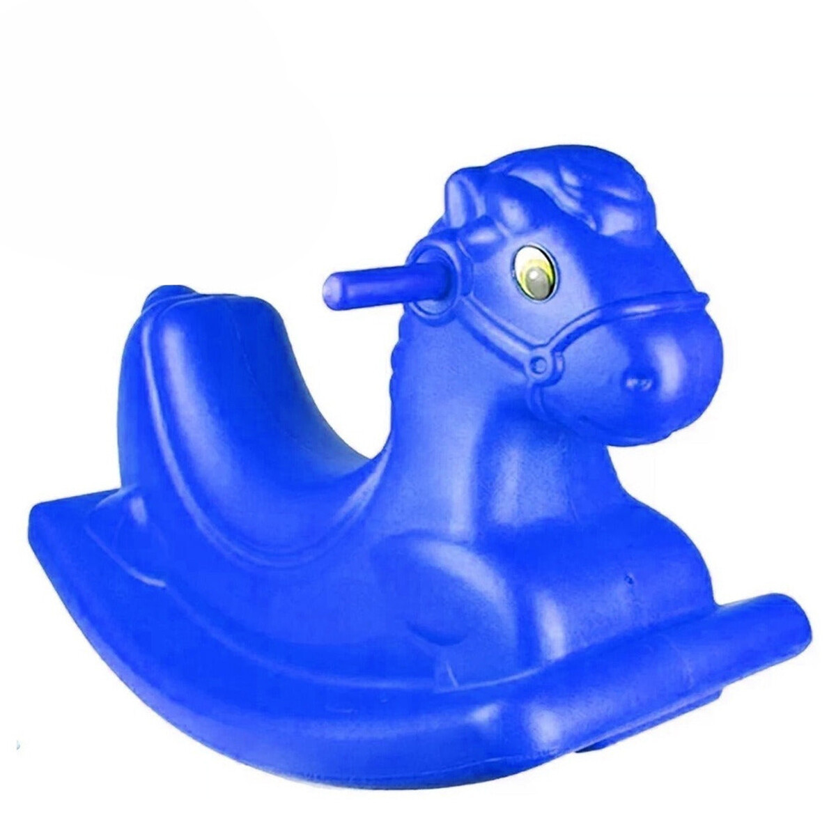Caballito Balancín Mecedor Hamaca Plástico P/ Niño - Azul 