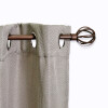VARA METAL BRONCE P/CORTINA 218-304.8CM Unica