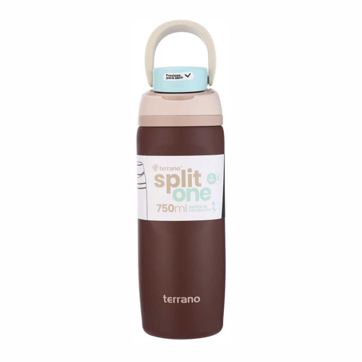 TERRANO BOTELLA SPLIT ONE 750ML - MARRÓN 