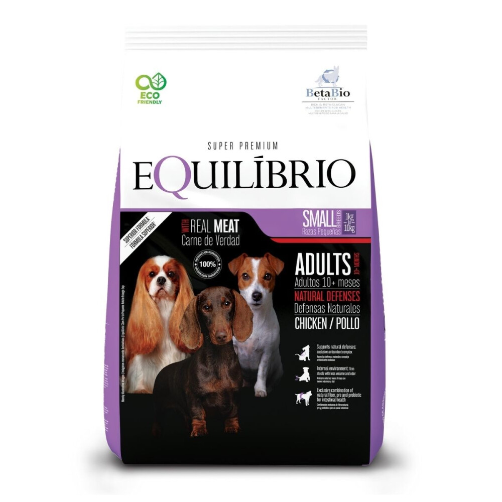 EQUILIBRIO ADULTOS RAZAS PEQUENA 7,5KG EQUILIBRIO ADULTOS RAZAS PEQUENA 7,5KG