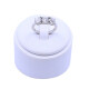 Anillo platino y 3 brillantes. Anillo platino y 3 brillantes.