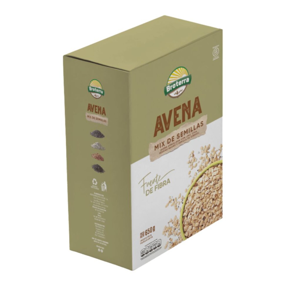 Broterra Avena Mix De Semillas 650g 