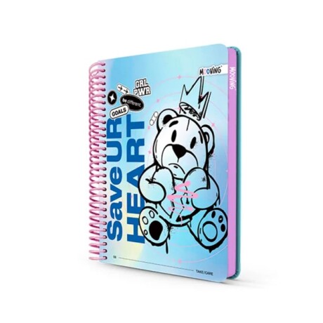 Cuaderno Mooving 1/2 Oficio Grl Power Nº1