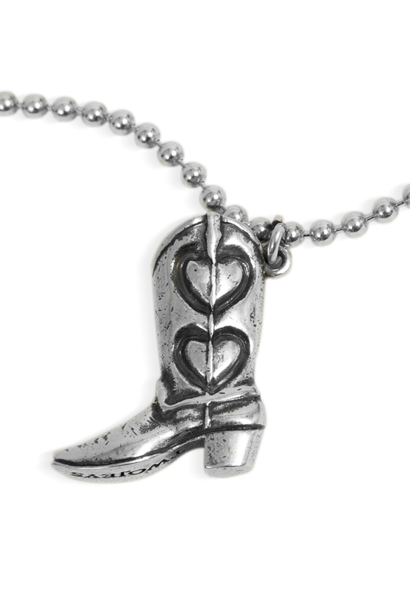 Twojeys Boot Necklace Plata Plata