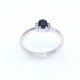 Anillo oro blanco 18k , zafiro y brillantes Anillo oro blanco 18k , zafiro y brillantes