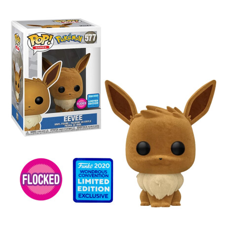 Eevee (Flocked) Pokemon (Version Latam Exclusivo) - 577 Eevee (Flocked) Pokemon (Version Latam Exclusivo) - 577
