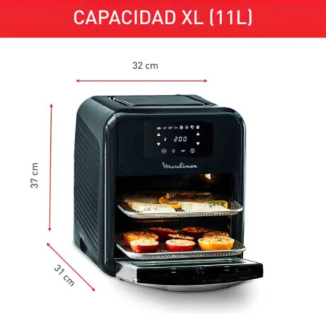Horno Grill Y Freidora De Aire Moulinex - Easy Fry Oven & Grill 9 Funciones - 8 Programas Easy Fry Oven & Grill