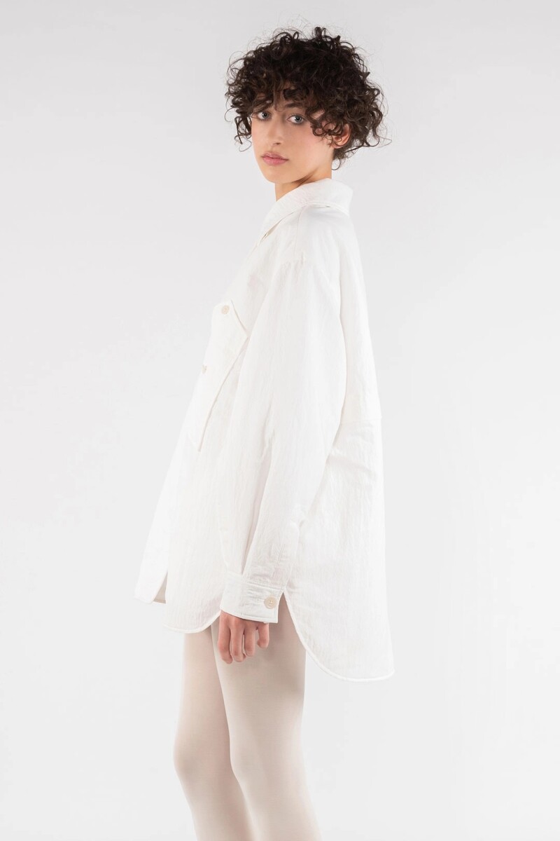CAMISA OVER 9274 Blanco