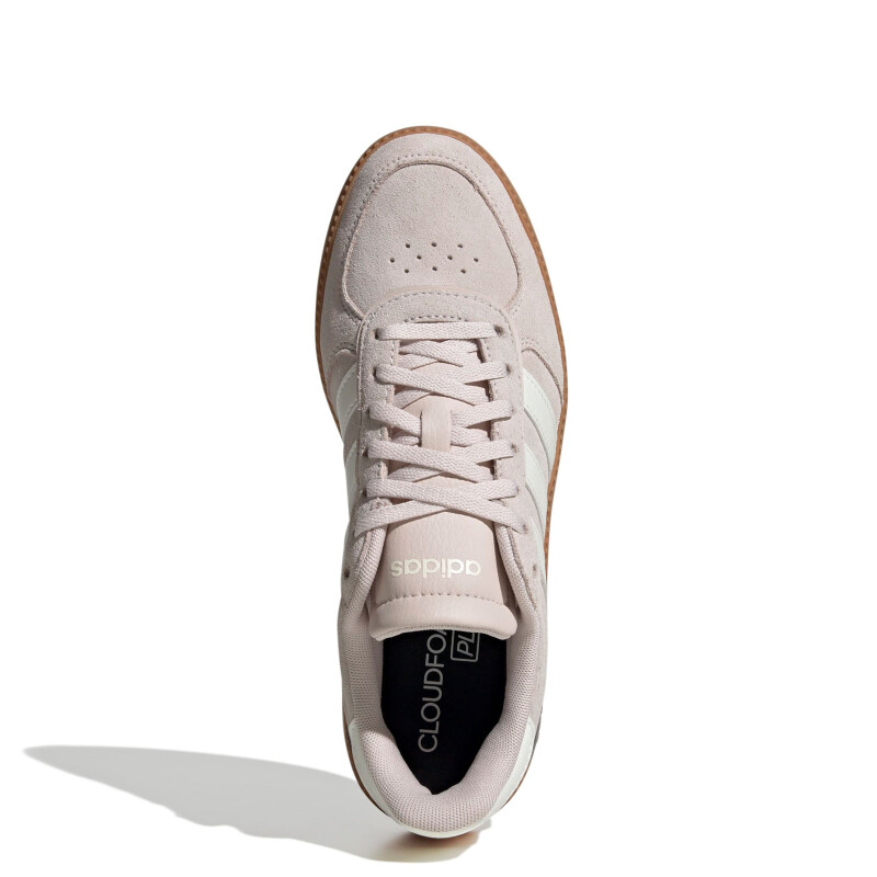 Championes de Mujer Adidas Breaknet Sleek Rosado Claro - Blanco