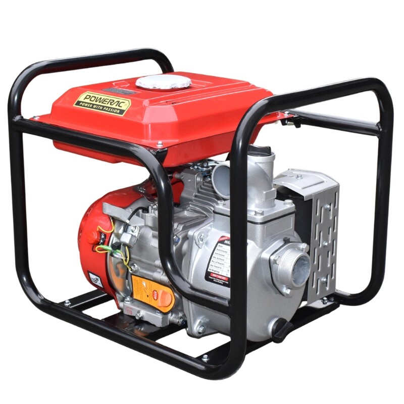 POWERAC MOTOBOMBA A GASOLINA 7HP 208CC 50MM 6 HORAS DE TRABAJO Powerac Motobomba A Gasolina 7hp 208cc 50mm 6 Horas De Trabajo