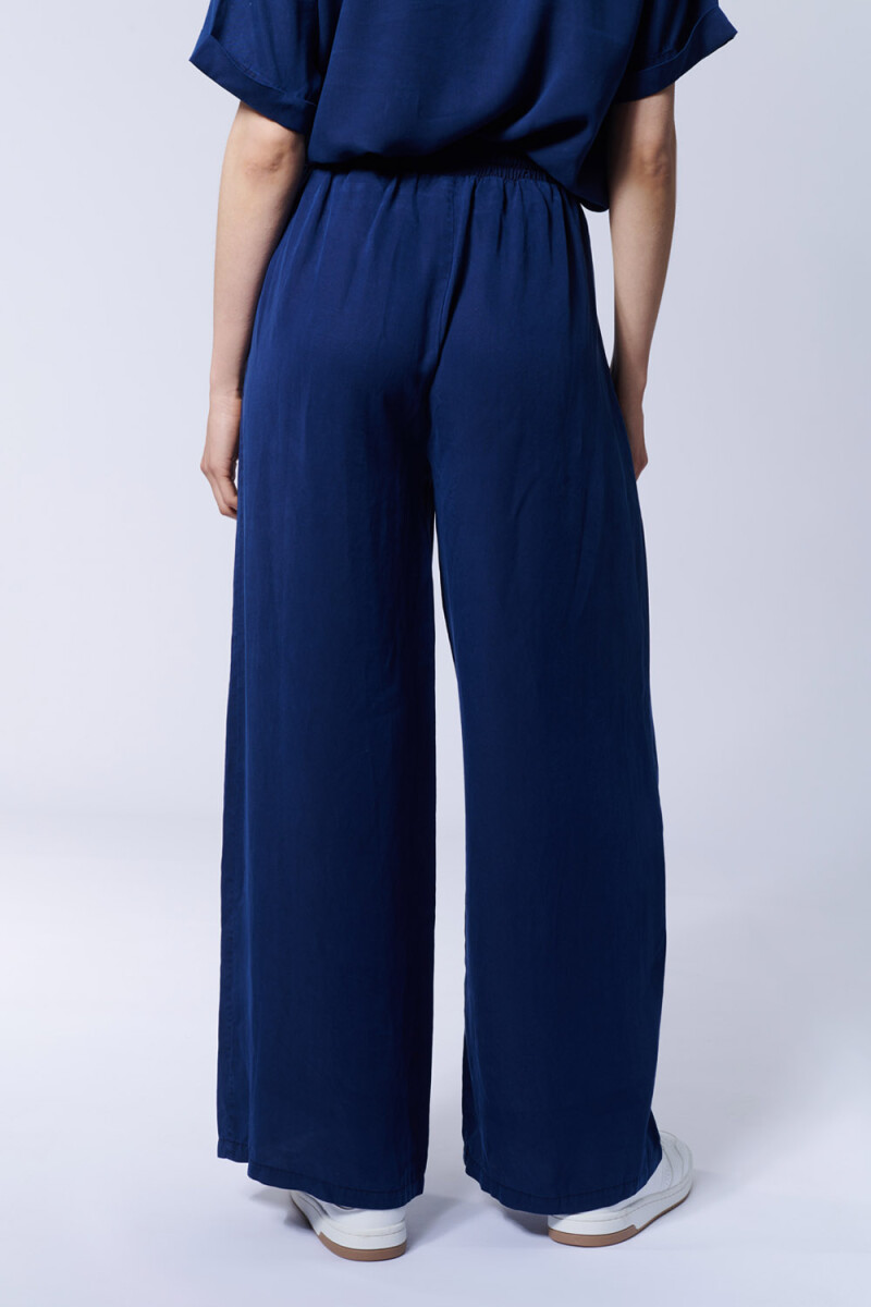 Pantalón Lyocel Azul