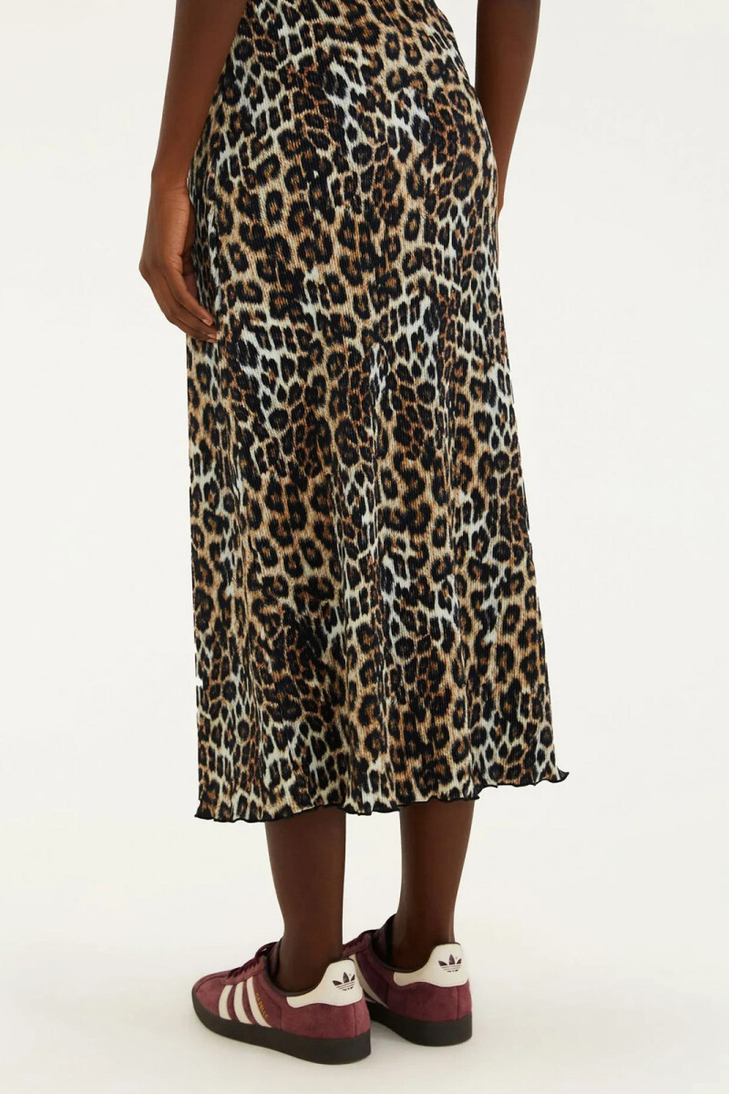 FALDA PLISADA Animal Print