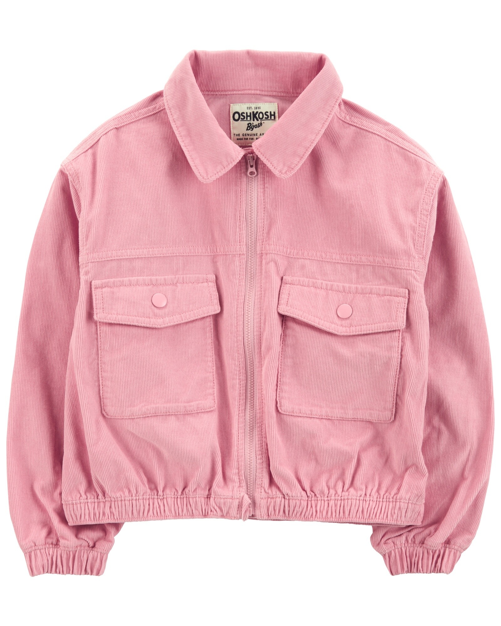 Campera de pana, rosada Sin color