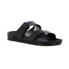 Quiksilver Sandalias Malibu Hombre - Negro Negro