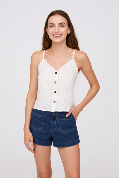 Musculosa Cerdenia Blanco