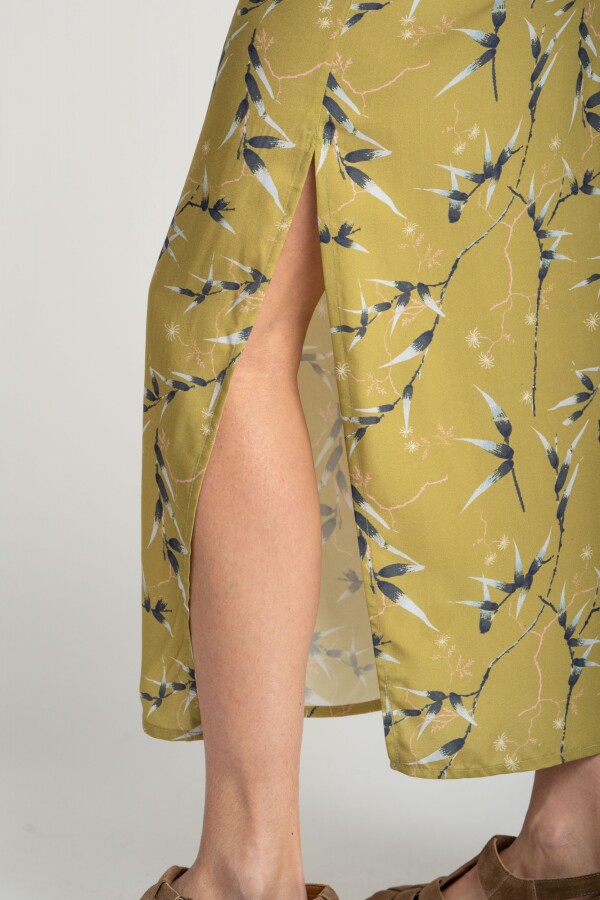 Falda Print Pistacho