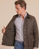 Parka Forest Cotton Wax Marrón