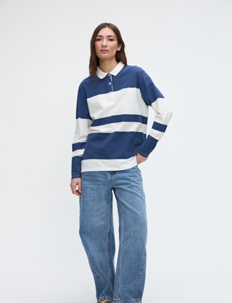 Remera polo Naia Indigo
