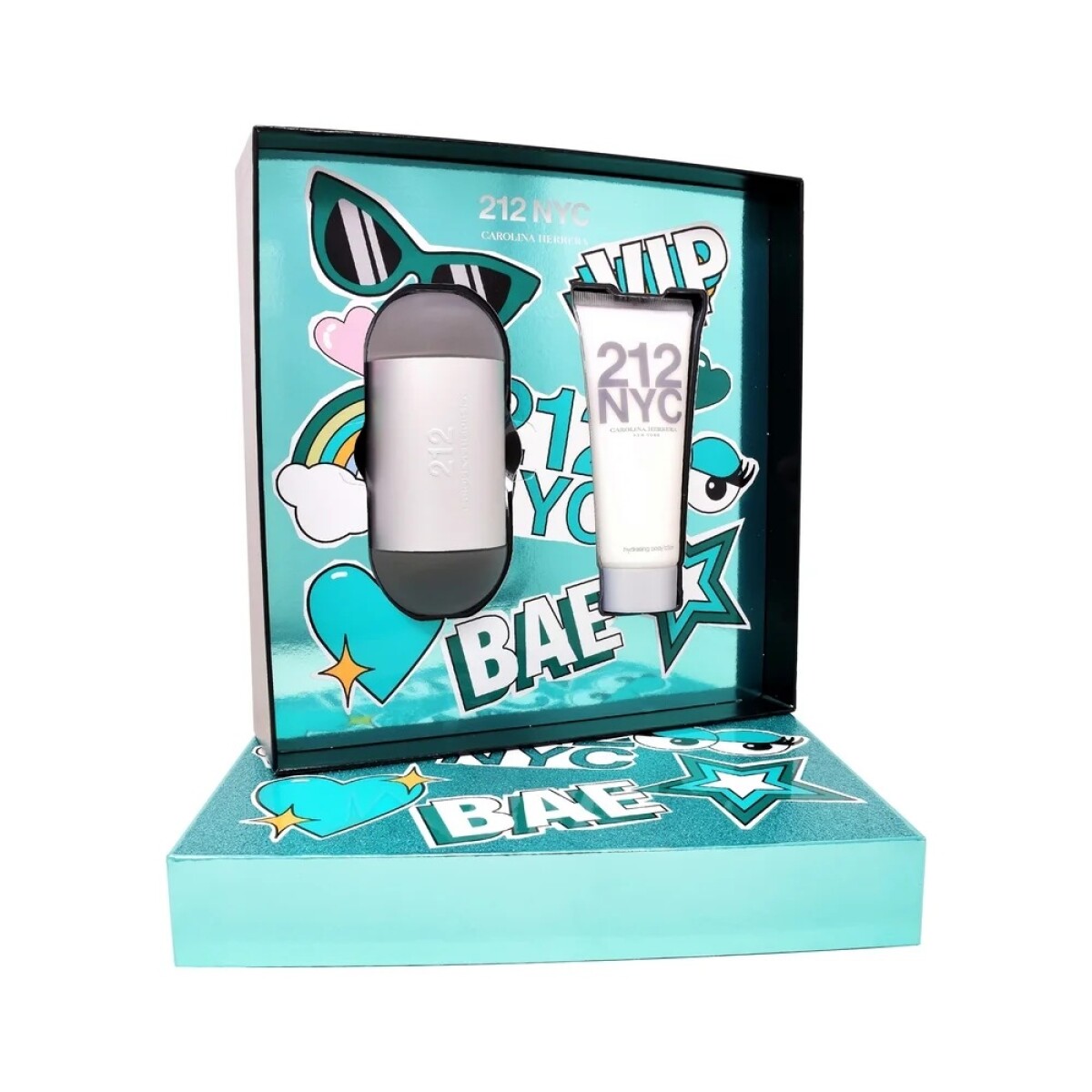 Set de Perfume Carolina Herrera 212 Sexy Nyc 100Ml + Body Lotion 100Ml 