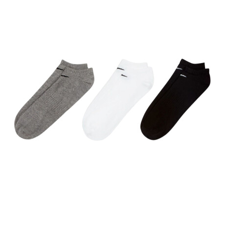 MEDIAS NIKE EVERYDAY LTWT NS 3PR White/Black/Grey