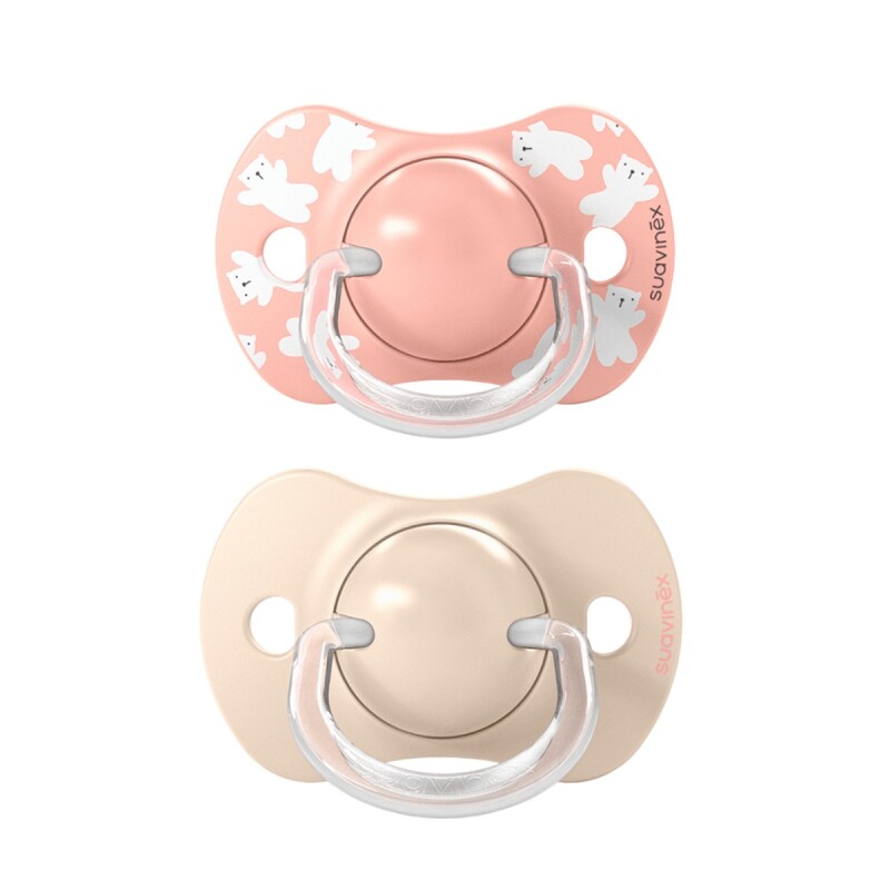 Chupete Suavinex Anatómico Sx Pro 6-18m Oso Rosa 2 Uds. Chupete Suavinex Anatómico Sx Pro 6-18m Oso Rosa 2 Uds.