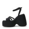 Sandalias de Mujer Miss Carol SEOUL con plataforma Negro