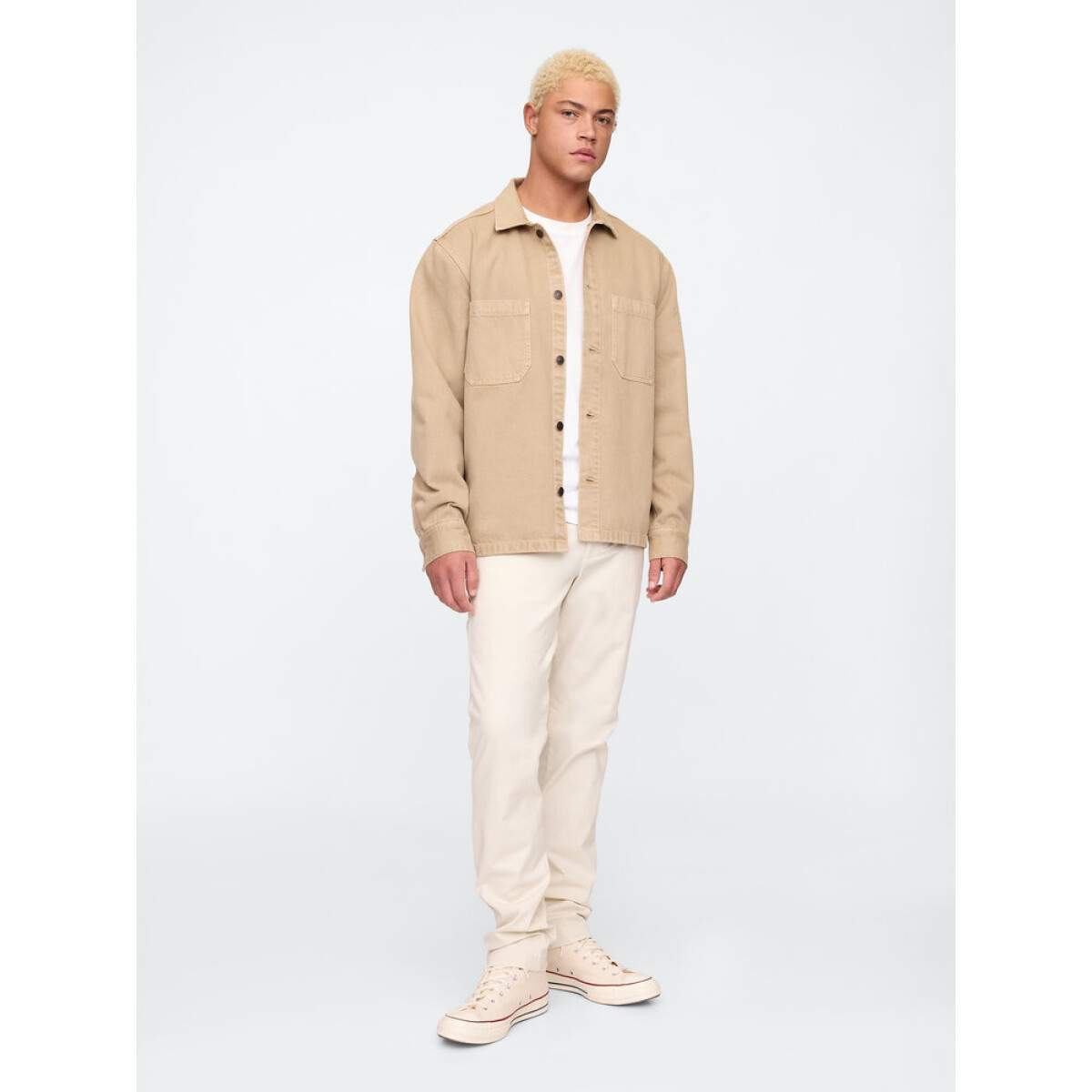 V-ESSENTIAL KHAKI SLIM FIT - CHINO DRAB 