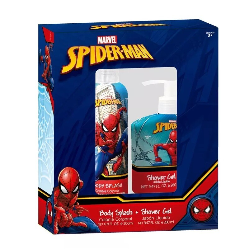 Set Body Splash Disney Spiderman 200 Ml. Set Body Splash Disney Spiderman 200 Ml.