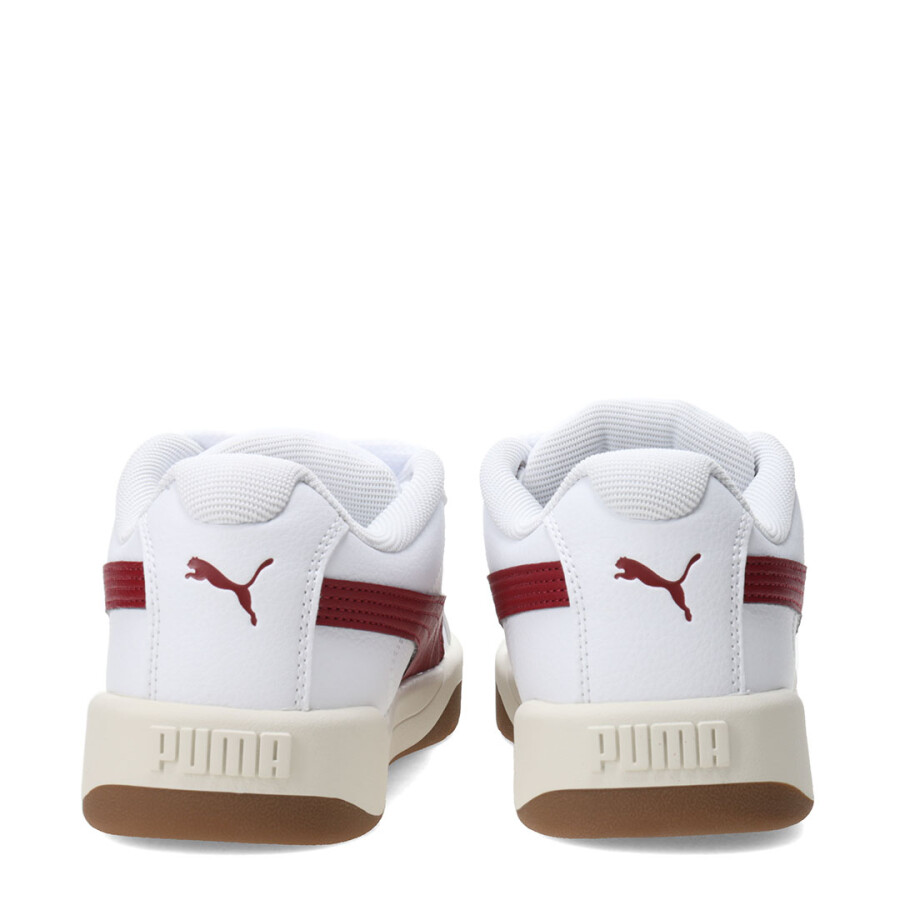 Championes de Hombre Puma Park Lifestyle Easy Blanco - Bordó