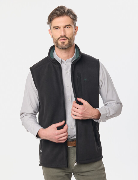 CHALECO POLAR DE ABRIGO Negro