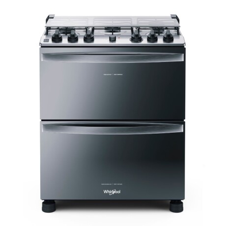Cocina Whirlpool 5H WFD5 doble horno negra Cocina Whirlpool 5H WFD5 doble horno negra